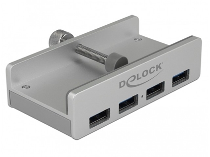 Picture of Delock External USB 3.0 4 Port Hub with Locking Screw