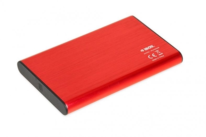 Attēls no iBox HD-05 HDD/SSD enclosure Red 2.5"