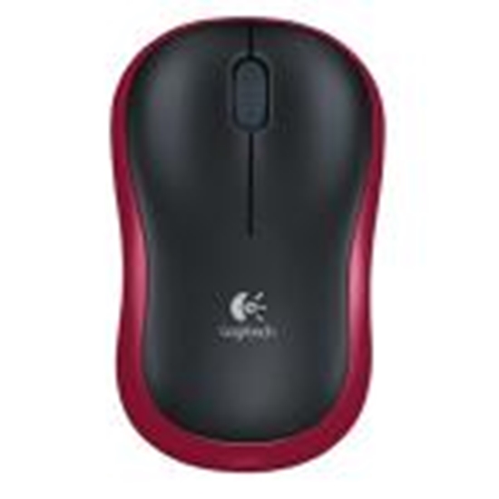 Изображение Pele datora bezvada m185 melna/sarkana Logitech