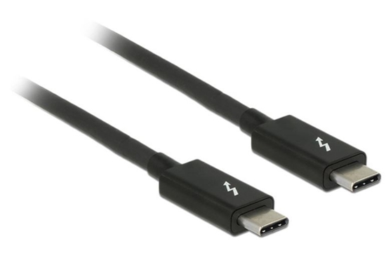 Picture of Thunderboltâ¢ 3 (20 Gbs) USB-Câ¢ cable male  male passive 1.0 m 5 A black