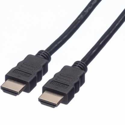 Attēls no VALUE HDMI Ultra HD Cable + Ethernet, M/M, black, 1 m