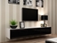 Изображение Cama TV Stand VIGO '180' 30/180/40 white/black gloss