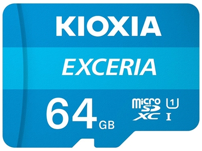 Picture of Kioxia Exceria memory card 64 GB MicroSDXC Class 10 UHS-I