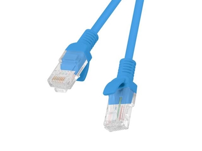 Изображение Lanberg PCU5-10CC-0300-B networking cable Blue 3 m Cat5e U/UTP (UTP)