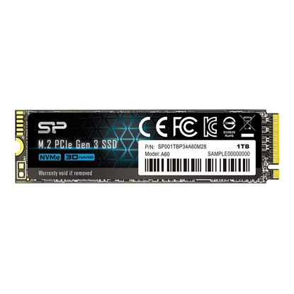 Изображение Dysk SSD P34A60 1TB PCIE M.2 NVMe 2200/1600 MB/s