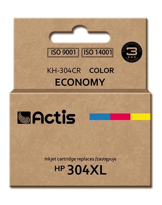 Attēls no Actis KH-304CR ink (replacement for HP 304XL N9K07AE; Premium; 18 ml; color)