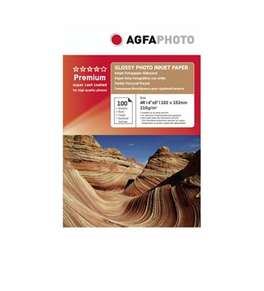 Picture of AgfaPhoto Photo Glossy Paper 210 g 10x15 cm 100 Sheets