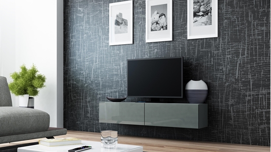 Picture of Cama TV stand VIGO 140 30/140/40 grey/grey gloss