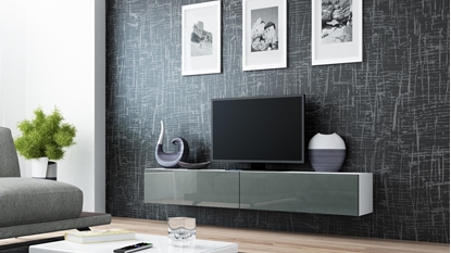 Picture of Cama TV Stand VIGO '180' 30/180/40 white/grey gloss