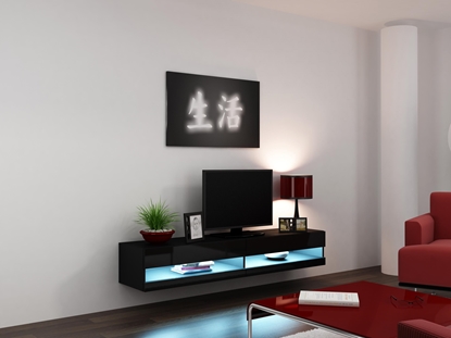 Picture of Cama TV stand VIGO NEW 30/180/40 black/black gloss
