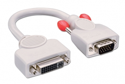 Изображение VGA to DVI Analogue Adapter Cable - DVI-I Female (Analogue) to VGA Male, 0.2m
