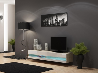 Picture of Cama TV stand VIGO NEW 30/180/40 sonoma/white gloss
