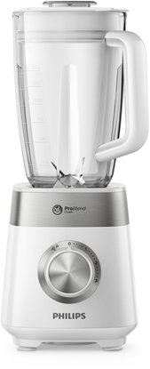Picture of Philips Series 5000 Blender HR2224/00 800W 2l plastic jar, 3+ pulse button, white