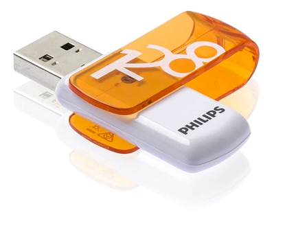Изображение Philips USB 2.0            128GB Vivid Edition Sunrise Orange
