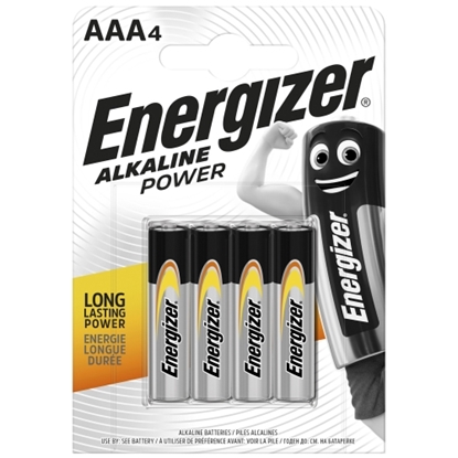 Изображение Energizer LR03-4BB Alkaline Power AAA (LR03) BLISTER PACK 4PCS.