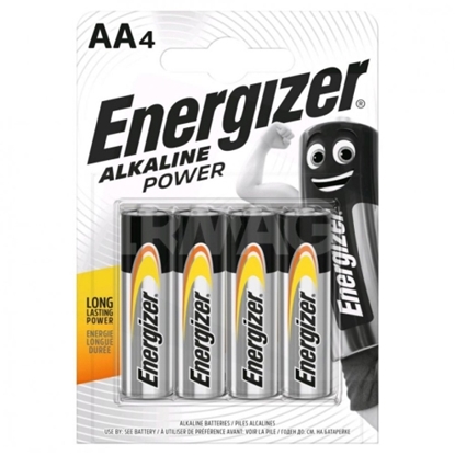 Изображение Energizer LR06-4BB Alkaline Power AA (LR6) BLISTER PACK 4PCS