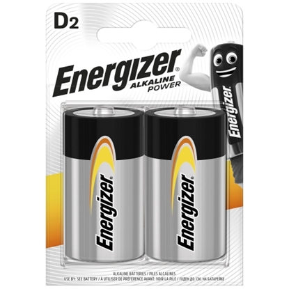 Изображение Energizer LR20-2BB Alkaline Power D (LR20) BLISTER PACK 2PCS.