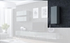 Picture of Cama Cabinet VIGO "90" full 90/35/32 grey/grey gloss