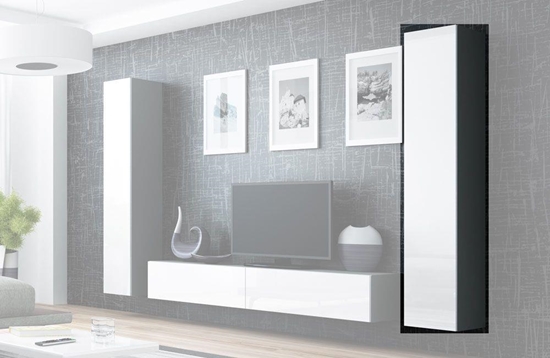 Изображение Cama Full cabinet VIGO '180' 180/40/30 grey/white gloss