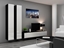 Attēls no Cama Full cabinet VIGO '180' 180/40/30 white/black gloss