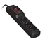 Изображение Activejet COMBO 3GN 5M black power strip with cord