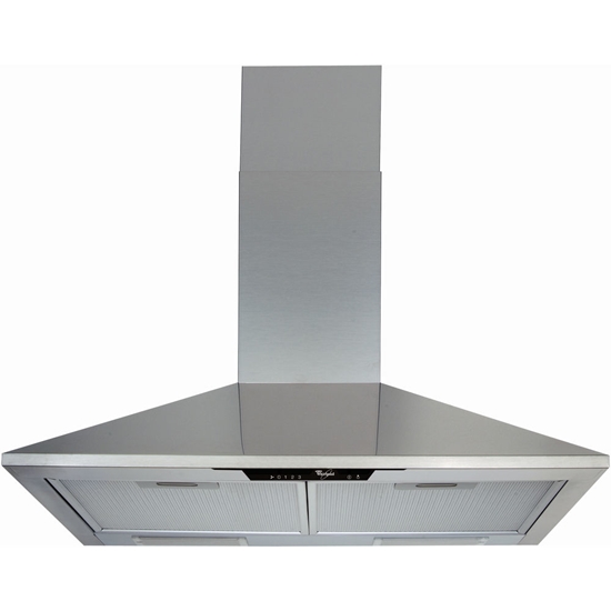 Picture of Whirlpool AKR 685/1 IX cooker hood Wall-mounted Stainless steel 395 m³/h D