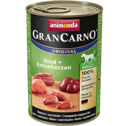 Изображение ANIMONDA GranCarno Adult Beef and duck hearts - wet dog food - 400g