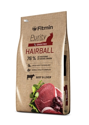 Attēls no FITMIN Cat Purity Hairball - dry cat food - 1,5 kg