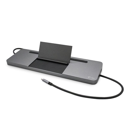 Picture of i-tec Metal USB-C Ergonomic 4K 3x Display Docking Station + Power Delivery 85 W