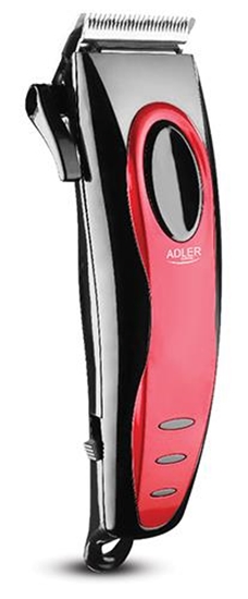 Picture of Adler AD 2825 hair trimmers/clipper Black, Red