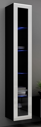 Picture of Cama Glass-case VIGO '180' 180/40/30 black/white gloss