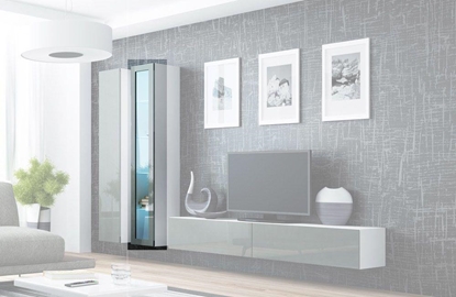 Picture of Cama Glass-case VIGO '180' 180/40/30 white/grey gloss