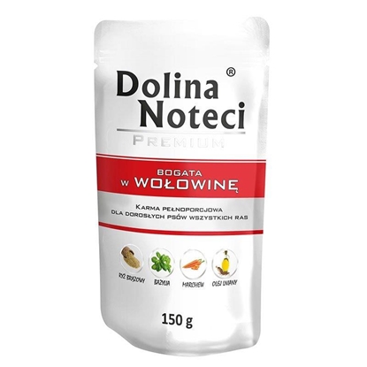Picture of Dolina Noteci Premium rich in beef - wet dog food - 150g