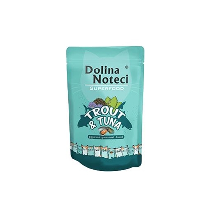 Attēls no DOLINA NOTECI Superfood Trout with tuna - wet cat food - 85 g