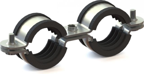 Picture of Dubultais cauruļu stiprin. 31-34mm ar izol. Niczuk