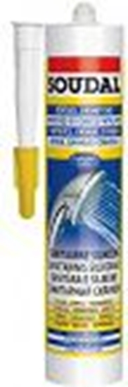 Изображение Sanitārais silikons 280ml balts Soudal