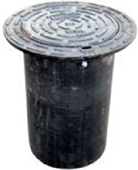 Picture of Ķeta vāks apaļš 315x440x40t+teleskops, Wavin