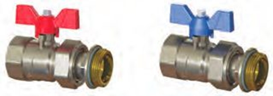 Picture of Lodveida piesl. krāni blokam TM3-R, 1"'ā.v.-1”i.v.