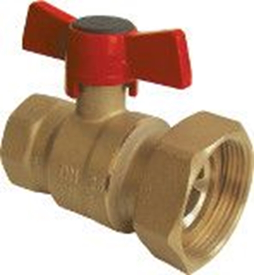 Picture of Lodveida krāns sūknim ar saskrūvi 1"x1½" 