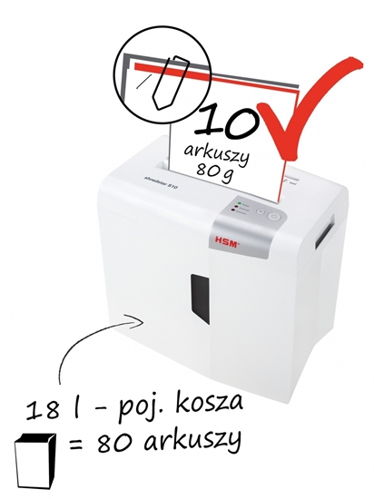 Picture of Niszczarka shredstar S10 6mm P-2 O-1