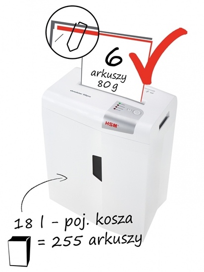 Picture of HSM 1046111 Shredstar X6pro - cross cut