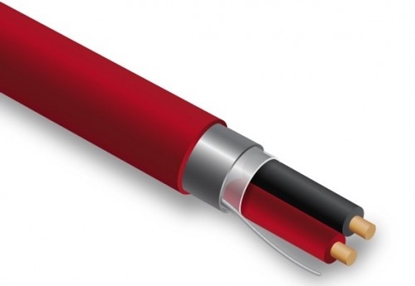 Picture of Kabelis ugunsdrošibas sistemam PRO BASE - 1x2x2.50, LSZH, ar ekranu sarkans, 100m