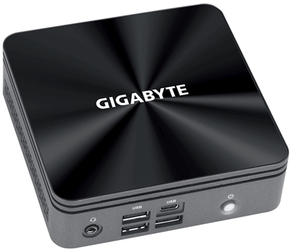 Picture of Gigabyte GB-BRI3-10110 PC/workstation barebone Black BGA 1528 i3-10110U 2.1 GHz
