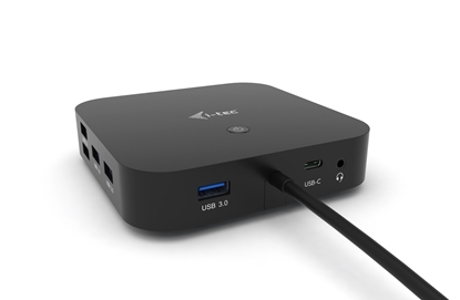 Attēls no i-tec USB-C Dual Display Docking Station with Power Delivery 100 W