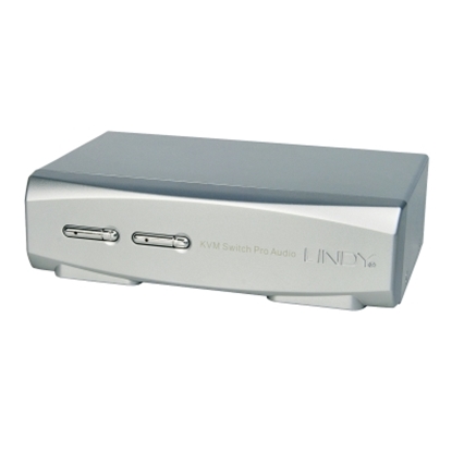 Picture of 2 Port DisplayPort 1.2, USB 2.0 & Audio KVM Switch Pro