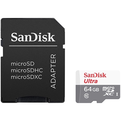 Attēls no SanDisk Ultra microSDXC 64GB + Adapter