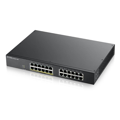 Attēls no Zyxel GS1900-24EP Managed L2 Gigabit Ethernet (10/100/1000) Power over Ethernet (PoE) Black