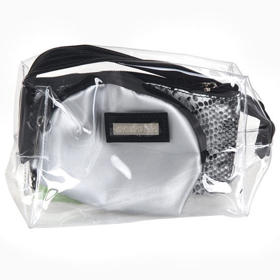 Изображение Kosmētikas maciņš Cosmopolitan 3 in 1 pelēks