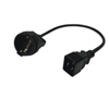 Picture of APC EPDU POWER CORD SCHUKO TO C20 0 Black 0.5 m