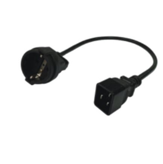 Picture of APC EPDU POWER CORD SCHUKO TO C20 0 Black 0.5 m